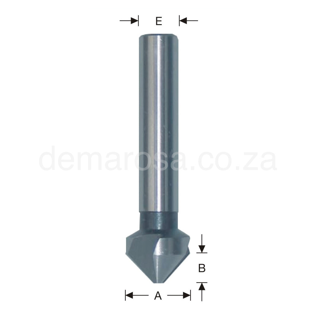 Counter sinks, 90 degree, HSS and tungsten carbide