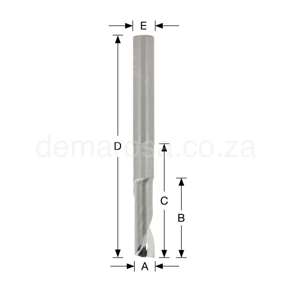 Single Flute Cutters - Solid Carbide - Polished